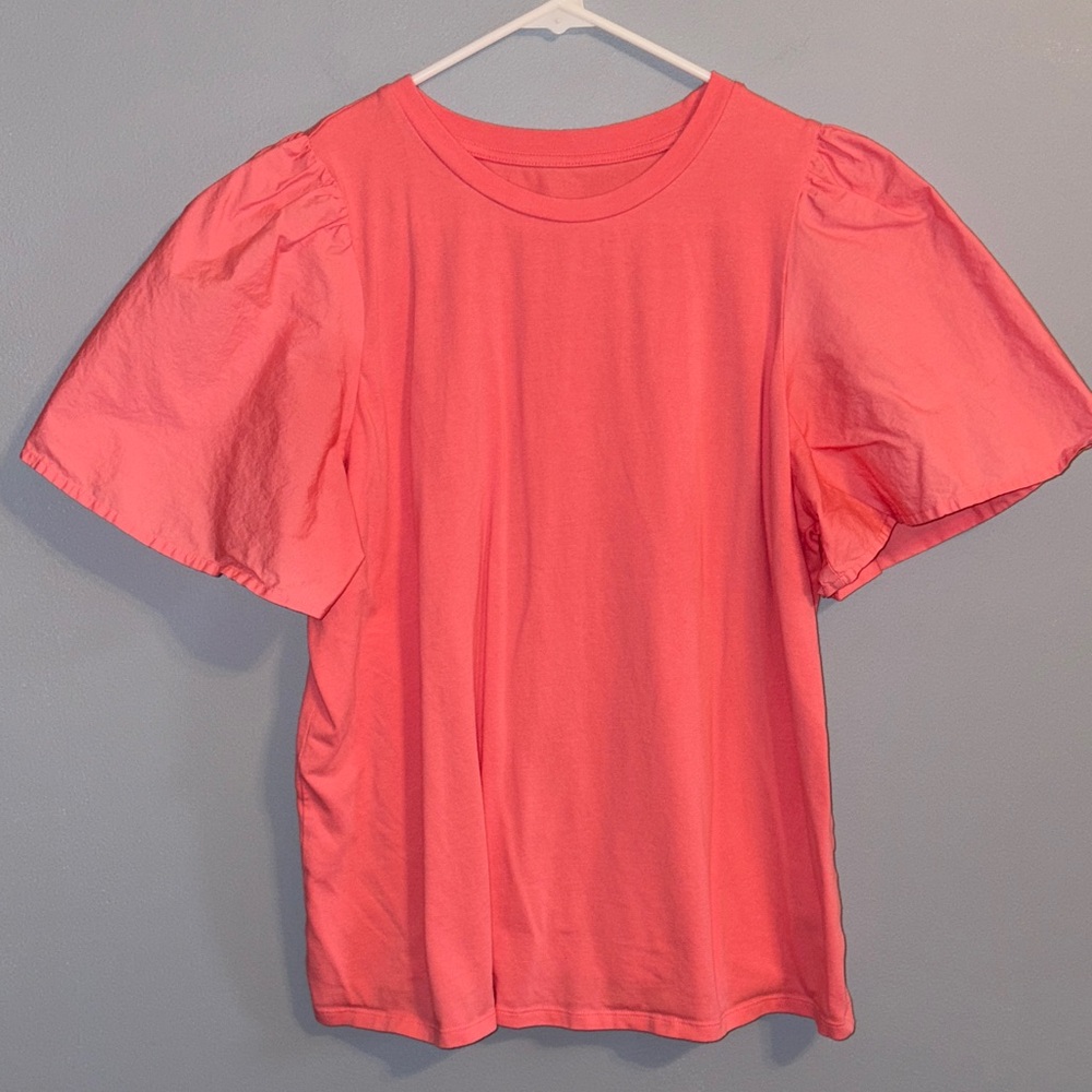 🍂3 for $15🍂 A New Day Pink Puff Sleeve T-Shirt